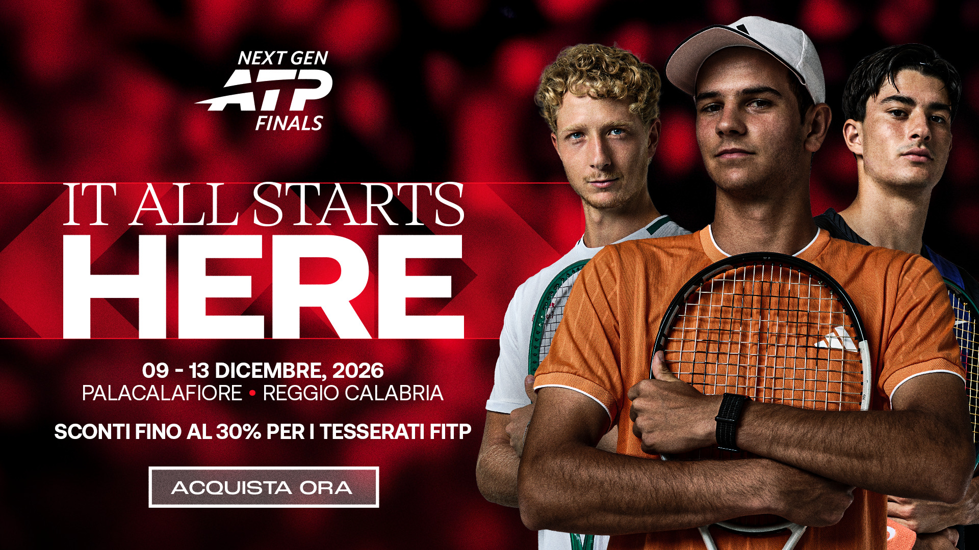 Next Gen ATP Finals 2026 – Acquista i biglietti